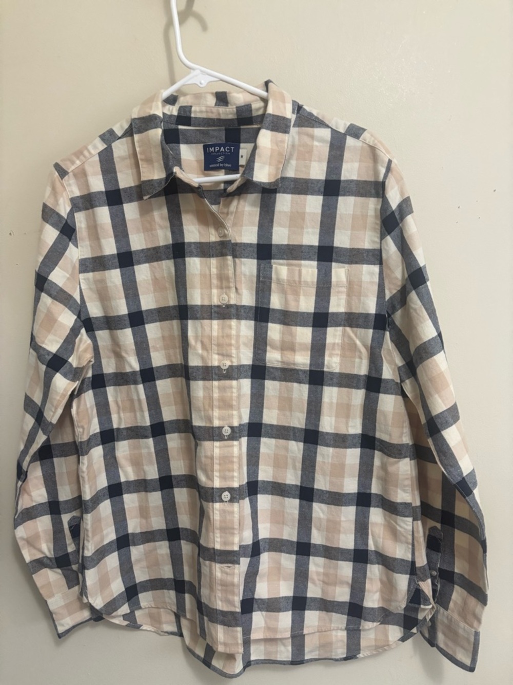 United by Blue Impact Collection Womens cotton & hemp flannel shirt Size M NEW
